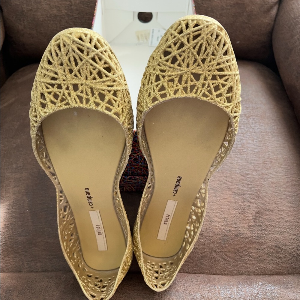 Gold Women Shoes